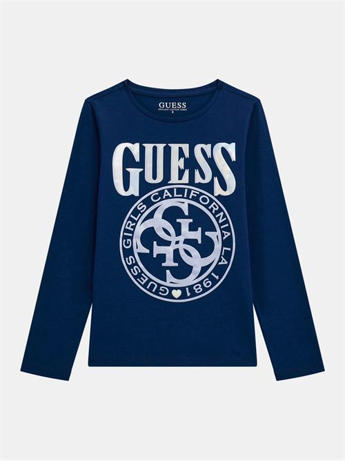 t-shirt girl blue GUESS | J5RI21K6YW4/G7HR